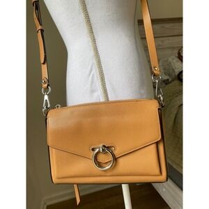 Rebecca Minkoff Camel Crossbody Bag with Silver Accents